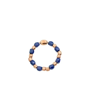 anello dodo minigranelli oro e ceramica dac1006-granx-cbl9r